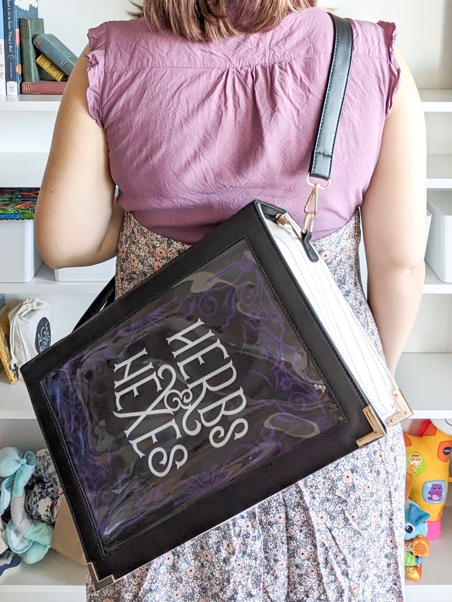 Witchy Black Bookish Ita Bag