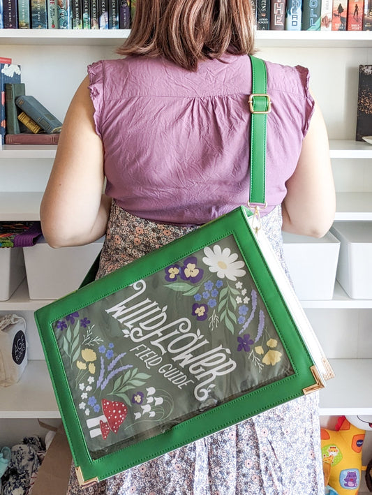 Cottagecore Green Bookish Ita Bag