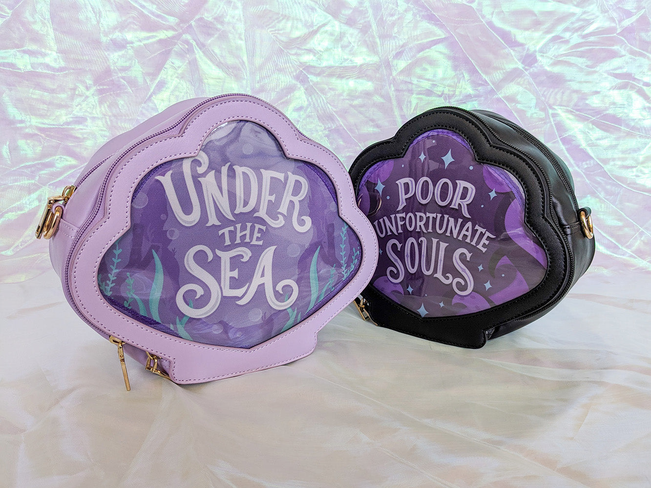 Mermaid Shell Ita Bag Purple