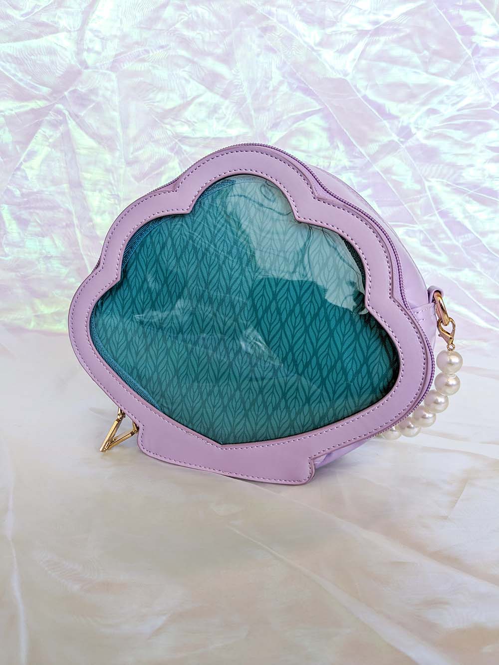 Mermaid Shell Ita Bag Purple