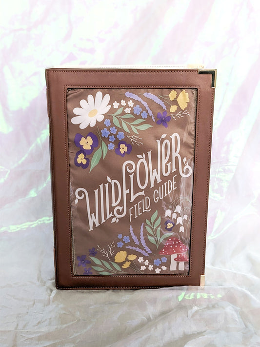 Extra Brown Bookish Bag Insert Wildflower