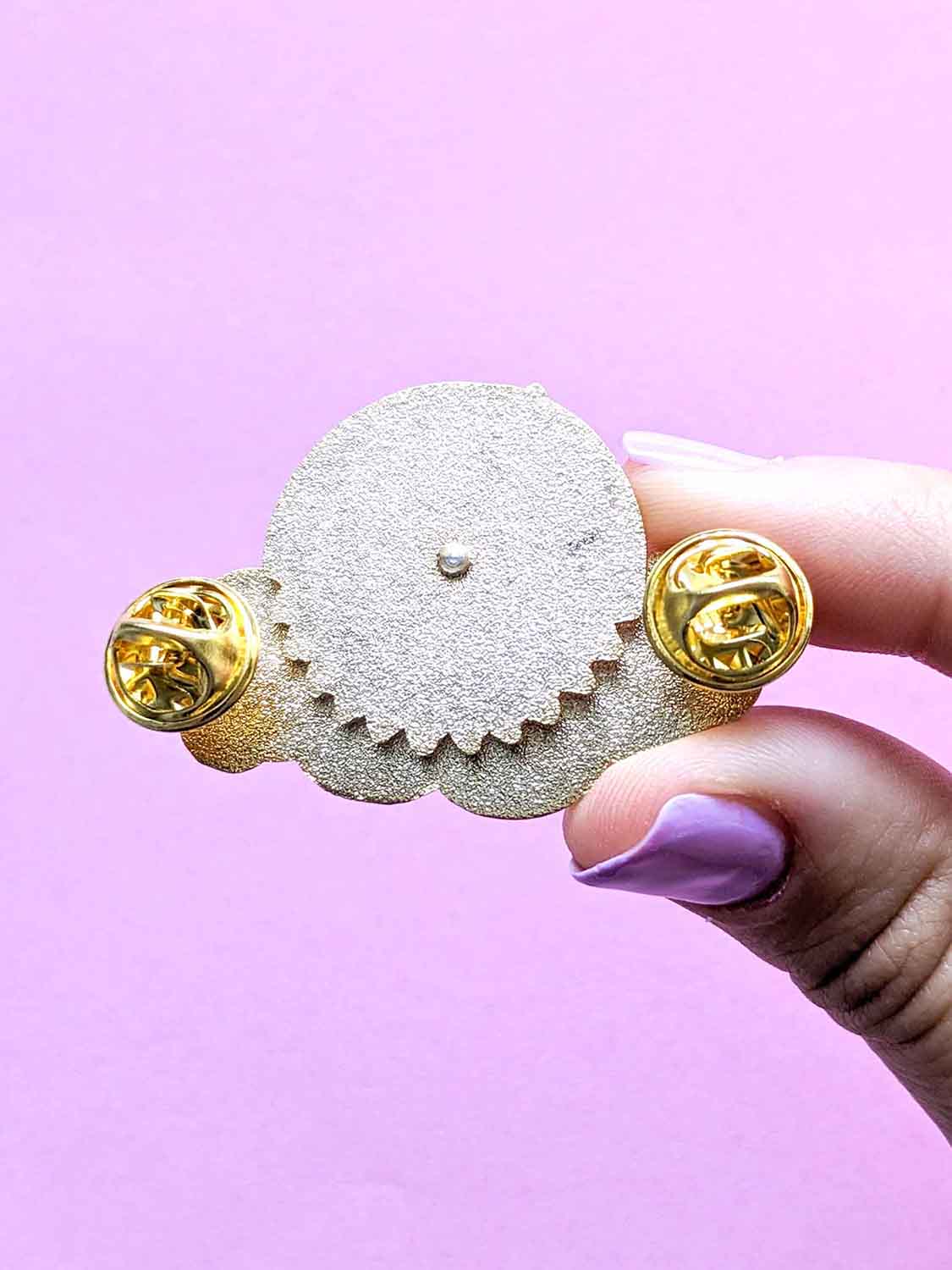 Hello Fidget Spinner Pin Sun to Rainbow