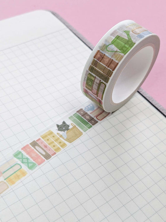 Cottagecore Bookcase Washi Tape