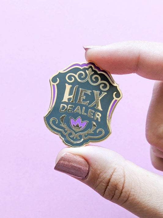 Hex Dealer Cute Witchcore Enamel Pin