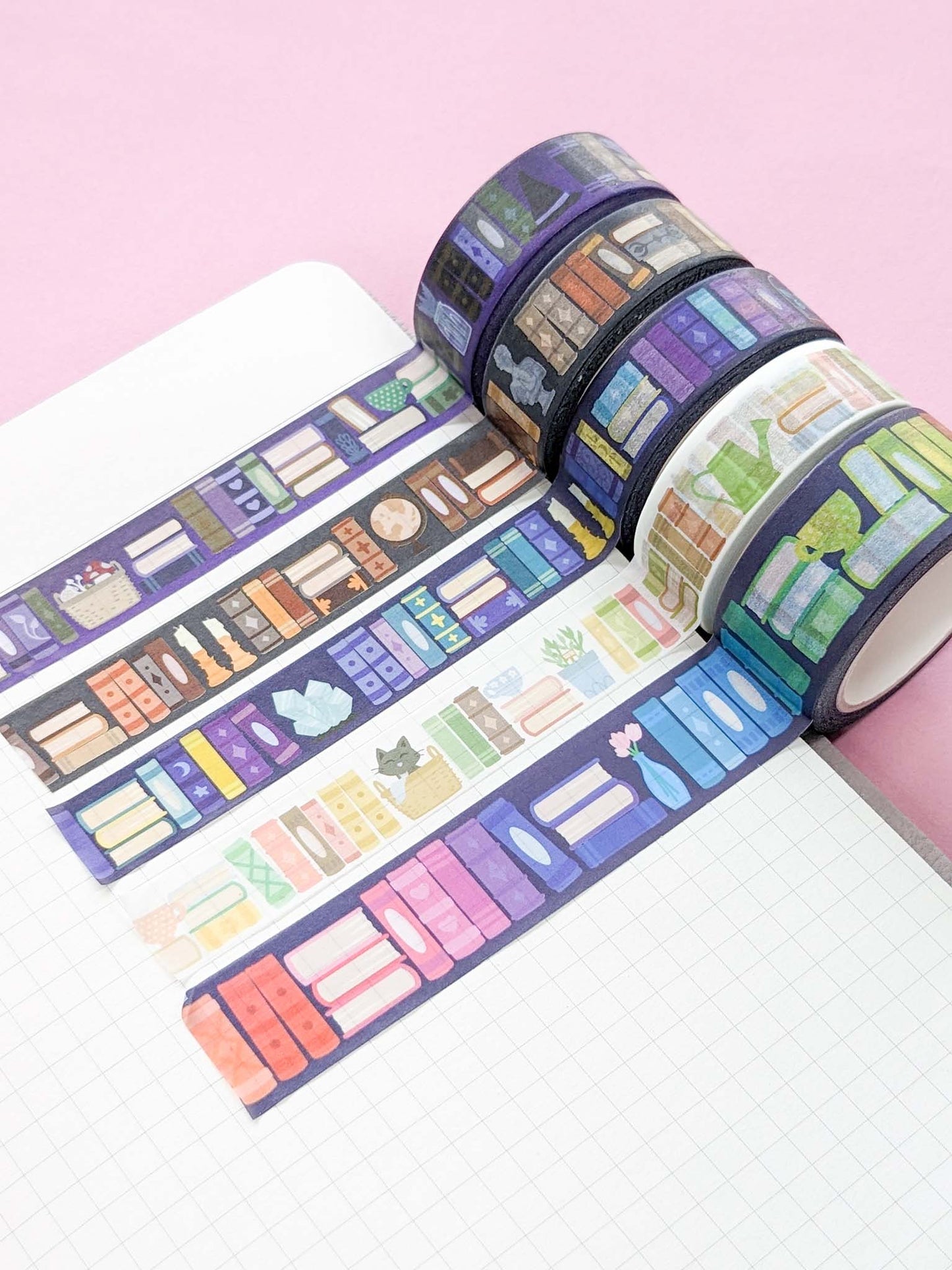 All Bookcase Washi Tapes