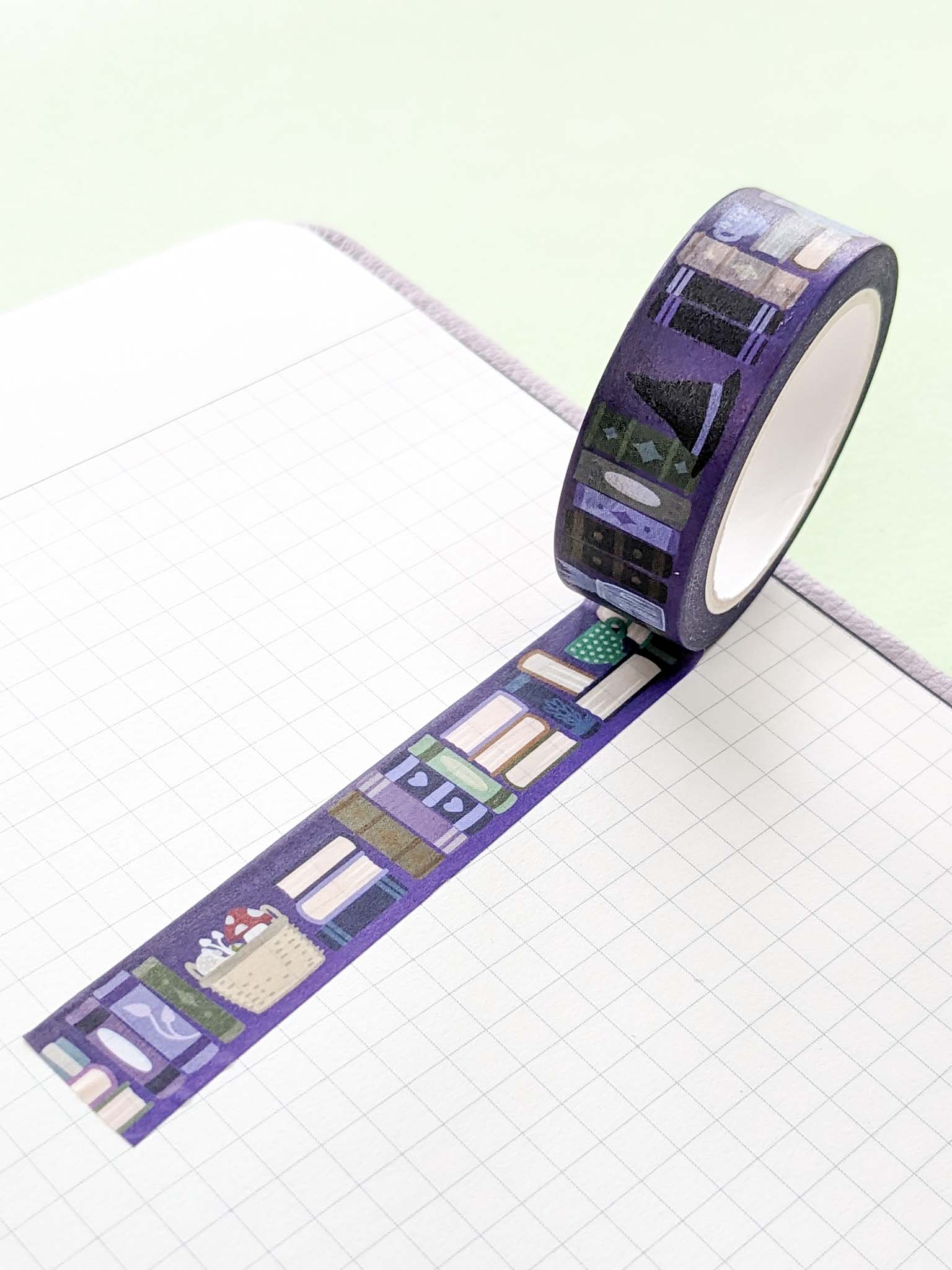Witch Bookcase Washi Tape