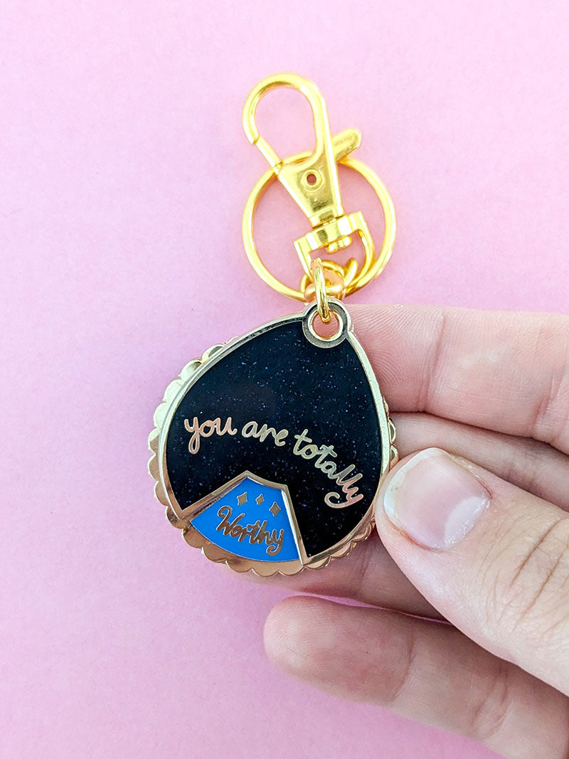 Self Affirmation Spinner Keychain