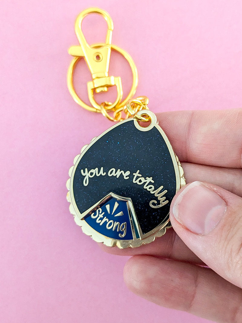 Self Affirmation Spinner Keychain