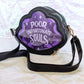 Ursula Little Mermaid Black Shell Ita Handbag Clutch with shoulder strap