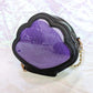 Ursula Little Mermaid Black Shell Ita Handbag Clutch with purple insert
