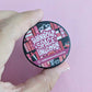 Dark Romance Washi Tape label top view