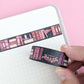 Dark Romance Washi Tape Spiked Collar on Red Cushion