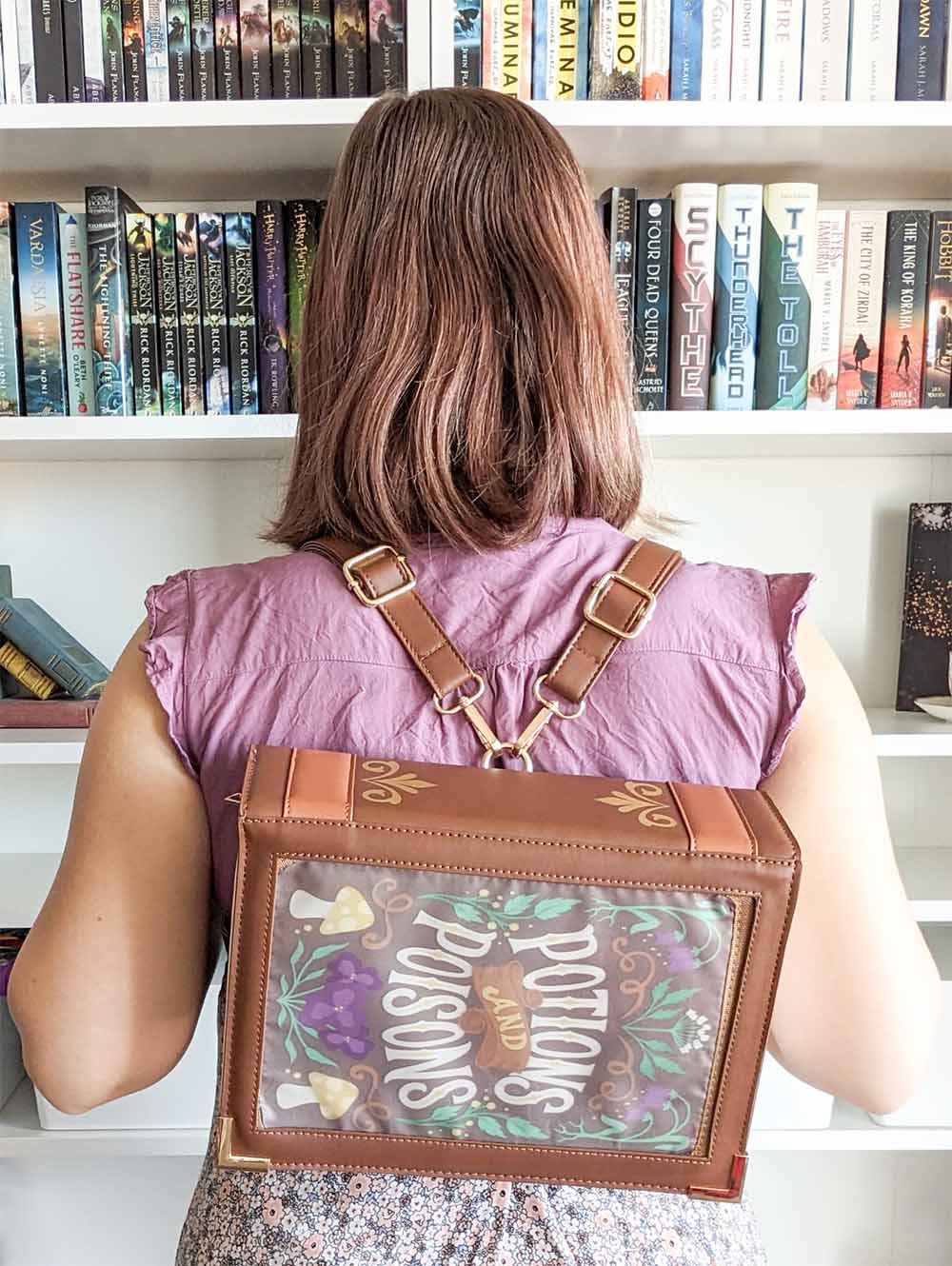 Potions Poisons Dark Academia Book Ita Backpack