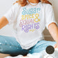 Sugar Spice Equal Rights White Shirt on female model