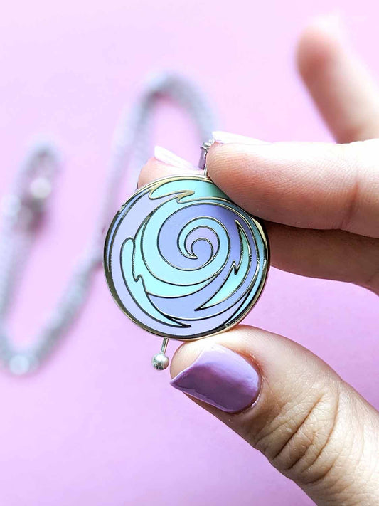 Happy Place Pastel Fidget Spinner Necklace