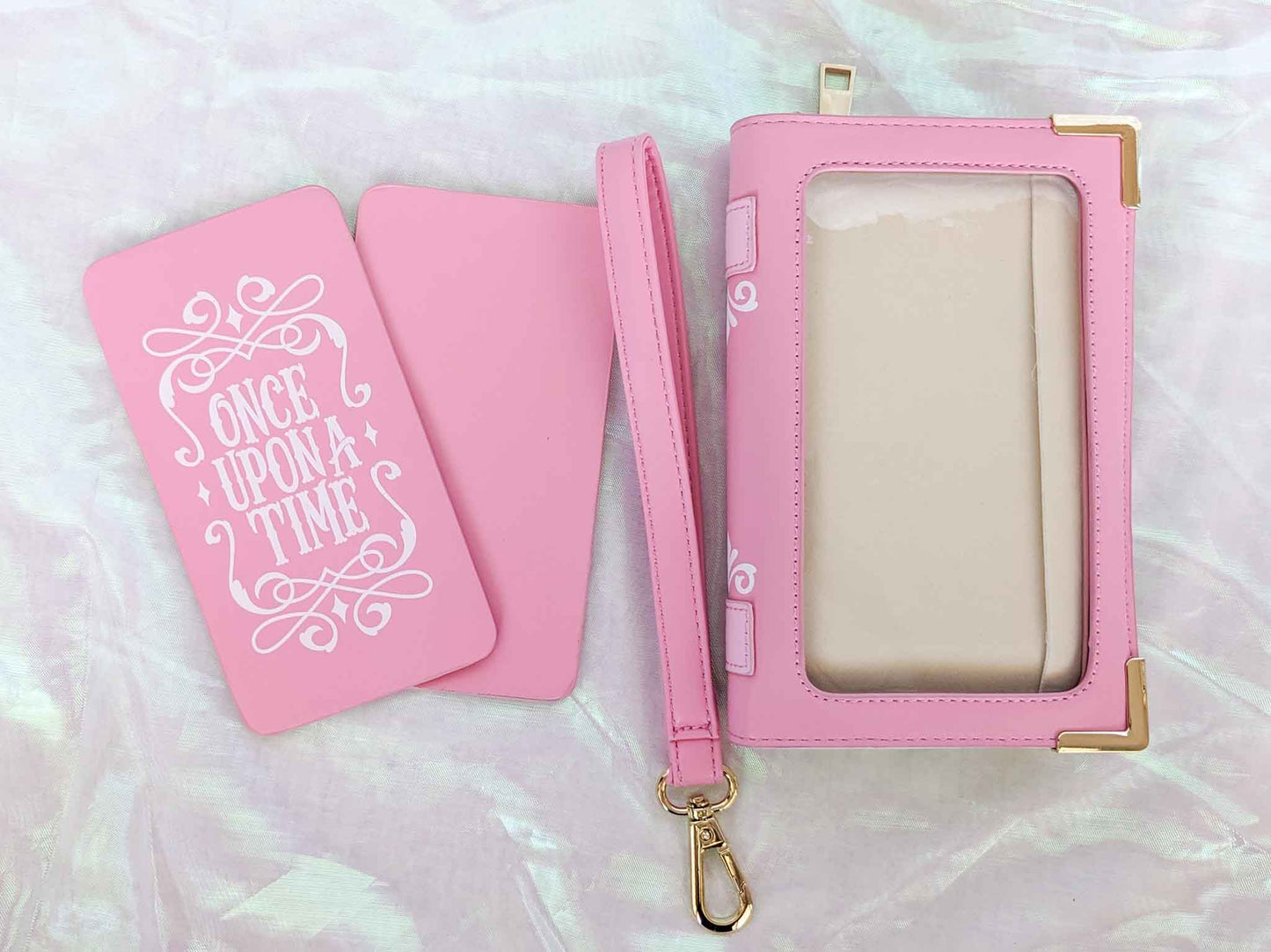 Pink Fairytale Ita Wallet Flatlay