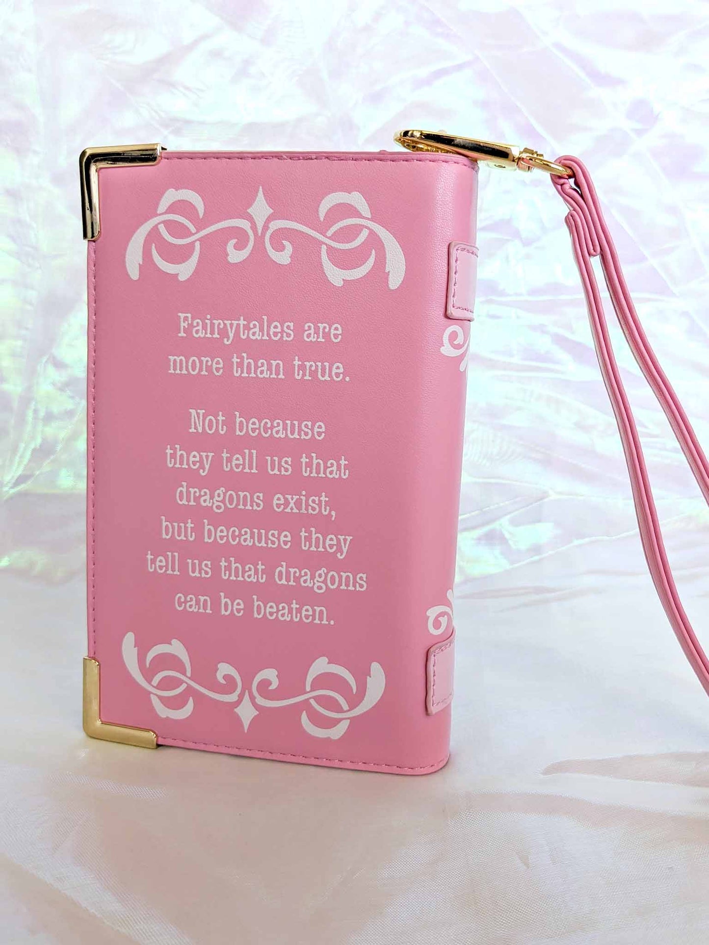  Pink Fairytale Ita Wallet Quote Dragons