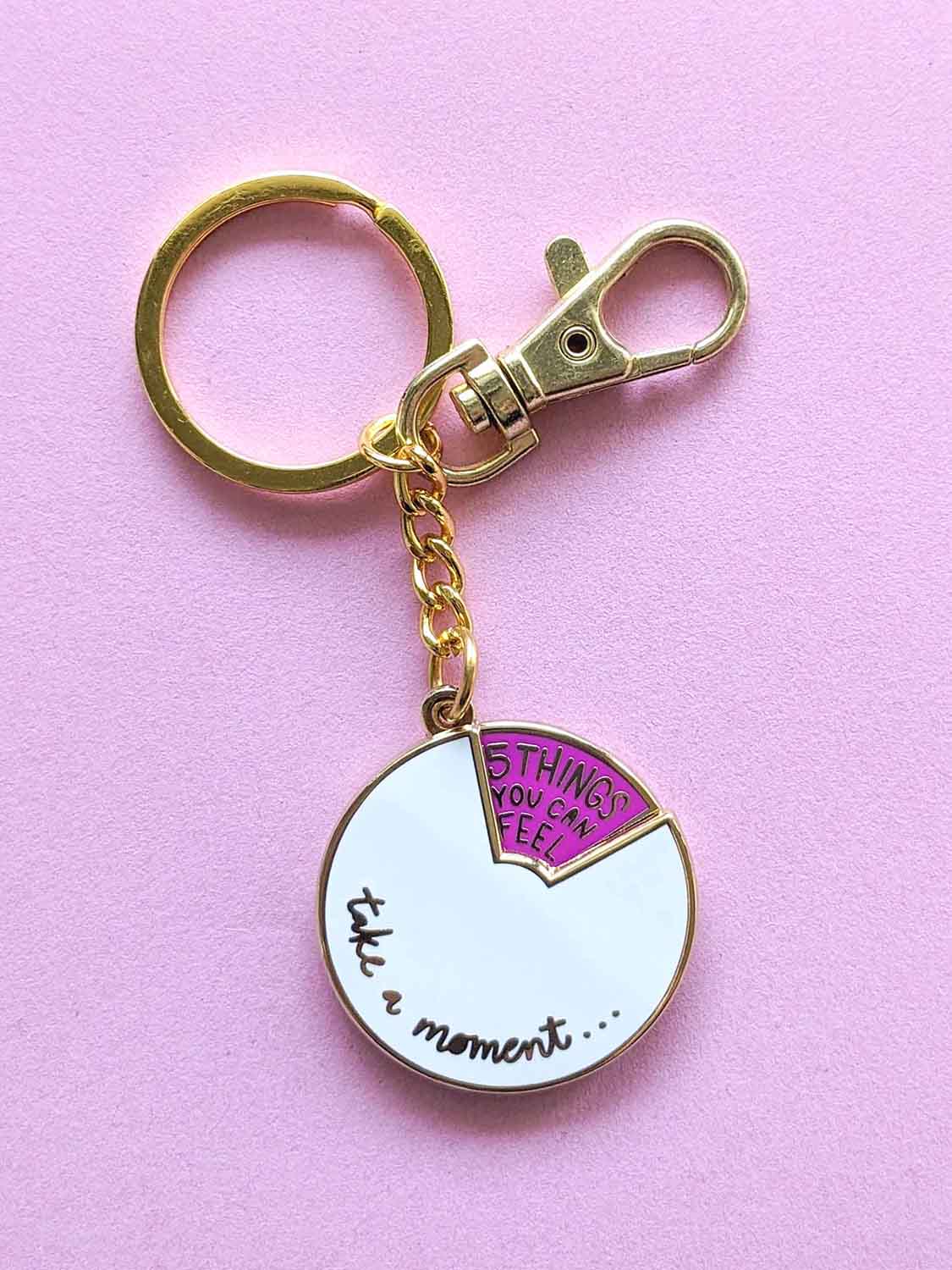 Self Care Spinner Keychain - Things You Can Feel