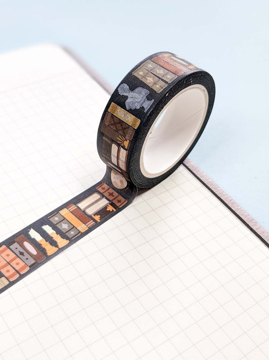 Academia Bookshelf Washi Tape