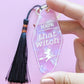 Purple Acrylic Keychain 100% That Witch