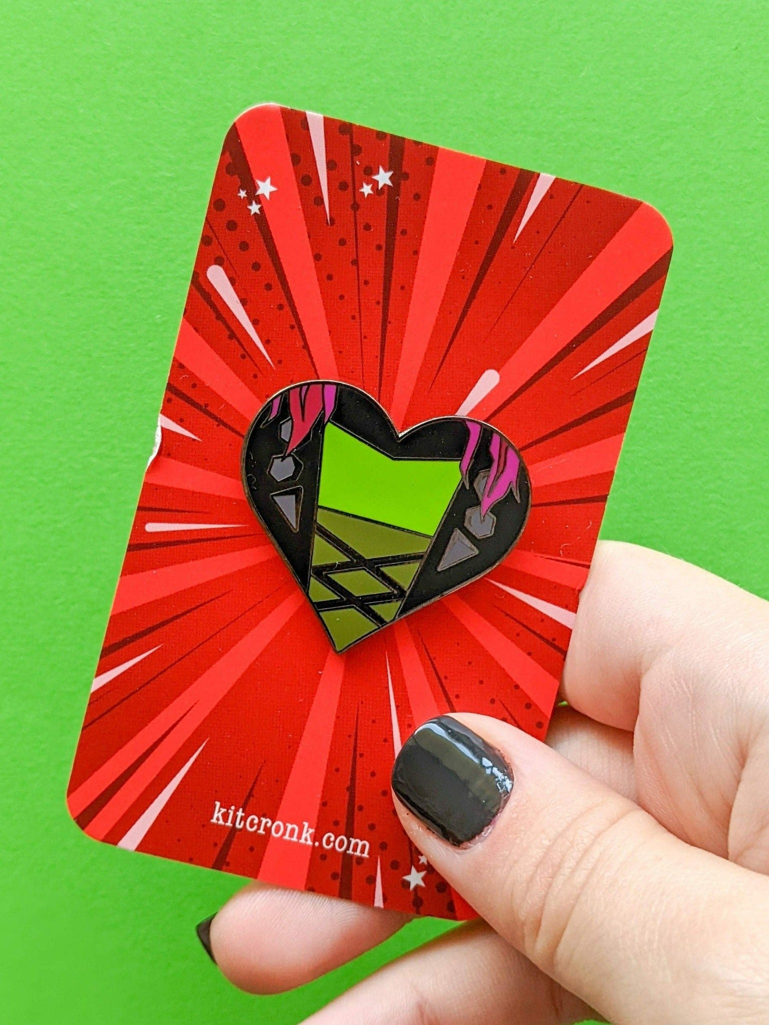 Gamora Super Heart Enamel Pin