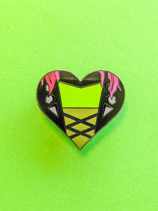 Gamora Super Heart Enamel Pin