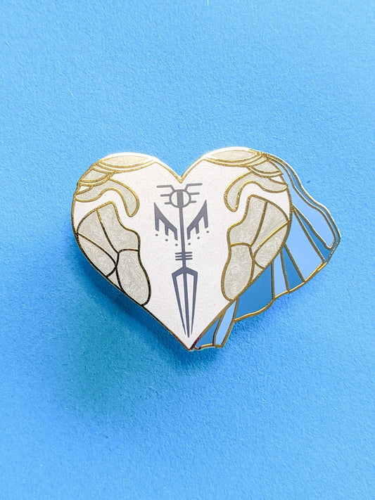 Valkyrie Armor Thor Ragnarok Heart Enamel Pin